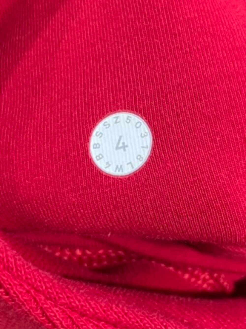 Lululemon Scuba Hoodie 20Y Collection Classic Cotton Fleece Dark Red 4 W4BBSS - Picture 12 of 12